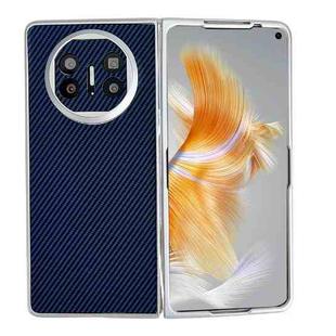 For Huawei Mate X3 / X5 Kevlar Carbon Fiber Ultra-thin Shockproof Phone Case(Dark Blue)