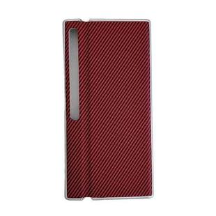 For Huawei Mate XS 2 Kevlar Carbon Fiber Ultra-thin Shockproof Phone Case(Red)