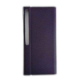 For Huawei Mate XS 2 Kevlar Carbon Fiber Ultra-thin Shockproof Phone Case(Purple)