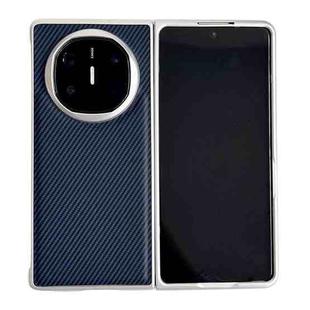 For Huawei Mate X6 Kevlar Carbon Fiber Ultra-thin Shockproof Phone Case(Dark Blue)