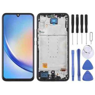 For Samsung Galaxy A34 SM-A346B 6.43inch OLED LCD Screen Digitizer Full Assembly with Frame