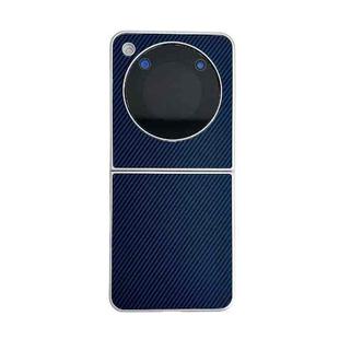 For ZTE nubia Flip Kevlar Carbon Fiber Ultra-thin Shockproof Phone Case(Dark Blue)