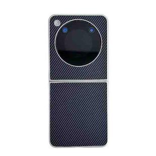 For ZTE nubia Flip Kevlar Carbon Fiber Ultra-thin Shockproof Phone Case(Black)