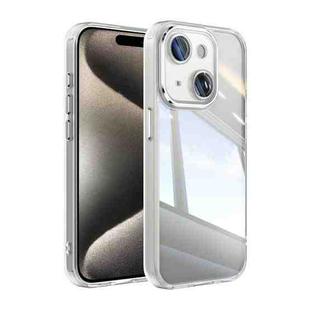 For iPhone 15 Acrylic Hybrid TPU Armor Shockproof Phone Case(Transparent)