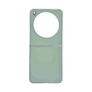 For ZTE nubia Flip Pearlescent Paint Solid Color Leather Texture Phone Case(Green)
