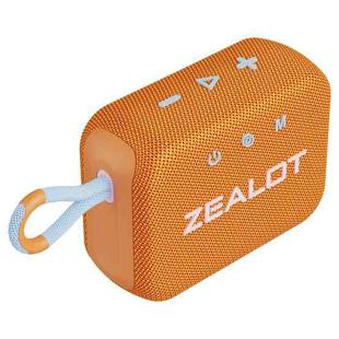Zealot S75 Portable Outdoor IPX6 Waterproof Bluetooth Speaker(Orange)