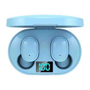 E6S LED Display TWS Wireless Bluetooth Earphone(Blue)