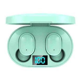 E6S LED Display TWS Wireless Bluetooth Earphone(Green)