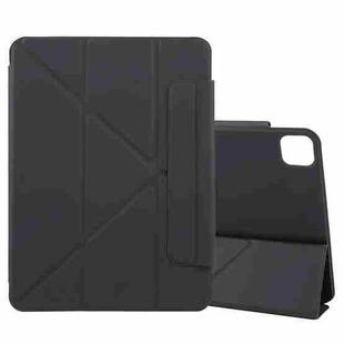 For iPad Pro 13 2024 Y-Shape Double-sided Clip Magnetic Smart Tablet Case(Black)