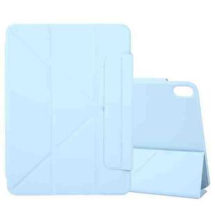 For iPad Air 13 2024 Y-Shape Double-sided Clip Magnetic Smart Tablet Case(Blue)