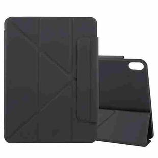 For iPad Air 2022 / 2020 10.9 Y-Shape Double-sided Clip Magnetic Smart Tablet Case(Black)