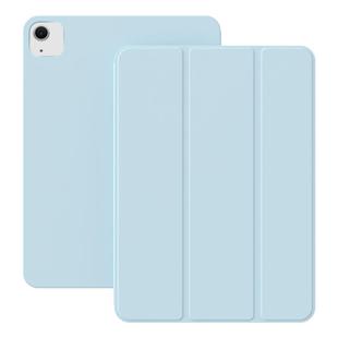 For iPad Air 11 2024 / 5 / 4 Ultra-thin Double-sided Clip Magnetic Smart Tablet Case(Sky Blue)