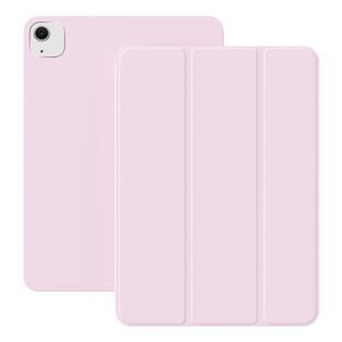 For iPad Air 11 2024 / 5 / 4 Ultra-thin Double-sided Clip Magnetic Smart Tablet Case(Pink)