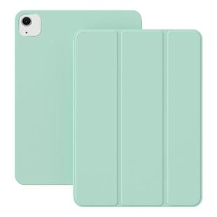 For iPad Air 11 2024 / 5 / 4 Ultra-thin Double-sided Clip Magnetic Smart Tablet Case(Mint Green)