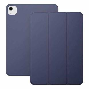 For iPad Air 13 2024 / Pro 12.9 2022/2021 Ultra-thin Double-sided Clip Magnetic Smart Tablet Case(Dark Blue)