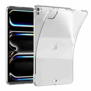 For iPad Pro 11 2024 Shockproof Soft TPU Protective Tablet Case(Transparent)