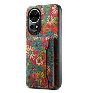 For Huawei nova 12 Pro Card Slot Holder Phone Case(Spring Green)