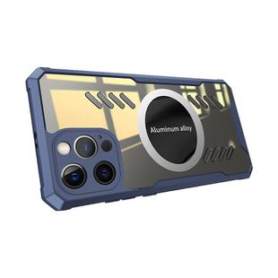 For iPhone 16 Pro Gaming Cooling Phone Case(Blue)