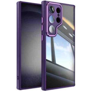 For Samsung Galaxy S24 Ultra 5G Acrylic Hybrid TPU Armor Shockproof Phone Case(Purple)