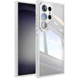 For Samsung Galaxy S23 Ultra 5G Acrylic Hybrid TPU Armor Shockproof Phone Case(Transparent)