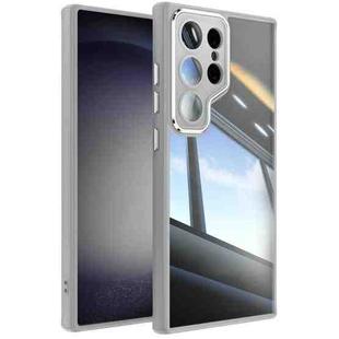 For Samsung Galaxy S25 Ultra 5G Acrylic Hybrid TPU Armor Shockproof Phone Case(Grey)