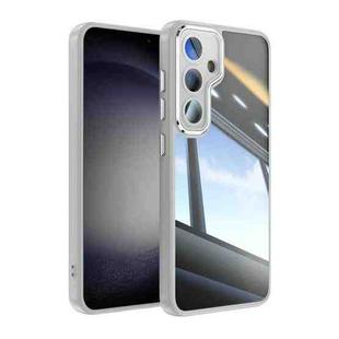 For Samsung Galaxy S24 FE 5G Acrylic Hybrid TPU Armor Shockproof Phone Case(Grey)