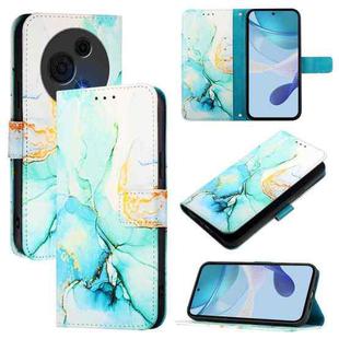 For TCL 60 NxtPaper PT003 Marble Pattern Flip Leather Phone Case(Green)