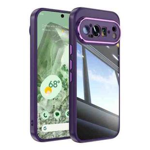 For Google Pixel 9 Pro XL Acrylic Hybrid TPU Armor Shockproof Phone Case(Purple)