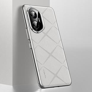 For Honor 300 Plain Leather PC Phone Case(White)