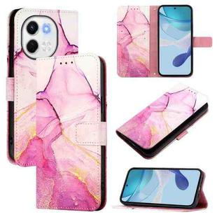 For Tecno Spark 30 5G / Pova 6 Neo 5G PT003 Marble Pattern Flip Leather Phone Case(Pink Purple Gold)