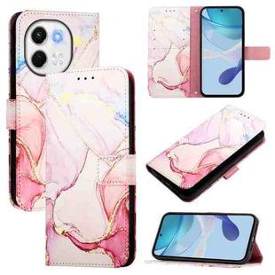 For Tecno Spark 30 5G / Pova 6 Neo 5G PT003 Marble Pattern Flip Leather Phone Case(Rose Gold)