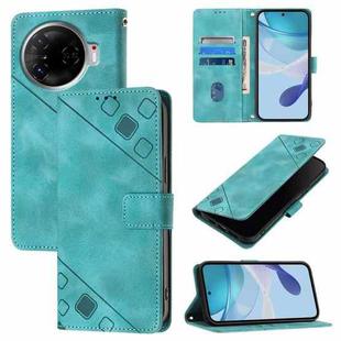 For Tecno Camon 30 Pro 5G Skin Feel Embossed Leather Phone Case(Green)