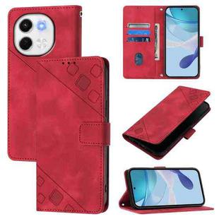 For Tecno Spark 30 5G / Pova 6 Neo 5G Skin Feel Embossed Leather Phone Case(Red)