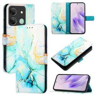 For Infinix Smart 7 HD / 7 India / 7 Plus PT003 Marble Pattern Flip Leather Phone Case(Green)
