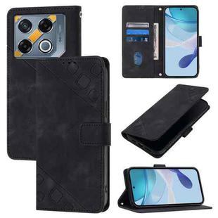 For Infinix GT 20 Pro X6871 Skin Feel Embossed Leather Phone Case(Black)