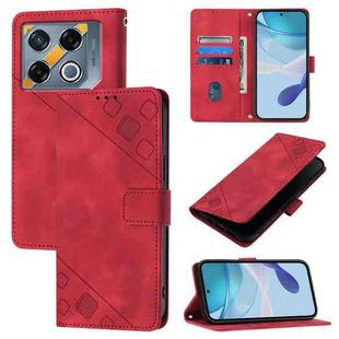 For Infinix GT 20 Pro X6871 Skin Feel Embossed Leather Phone Case(Red)