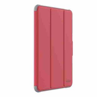 For iPad Pro 13 2024 Mutural PC Hybrid TPU Leather Smart Tablet Case(Red)