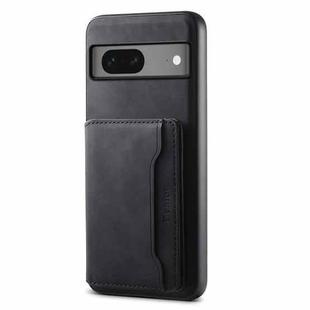 For Google Pixel 7 5G Denior D13 Retro Texture Leather MagSafe Card Bag Phone Case(Black)