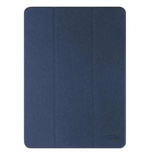 For iPad Pro 13 2024 Mutural YASHI Series Tablet Leather Smart Case(Blue)