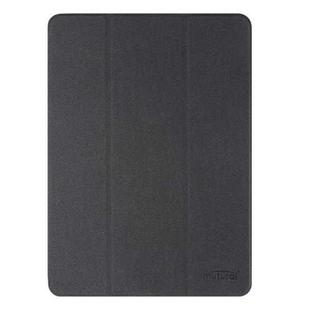 For iPad Pro 13 2024 Mutural YASHI Series Tablet Leather Smart Case(Black)