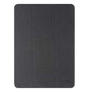 For iPad Air 13 2024 Mutural YASHI Series Tablet Leather Smart Case(Black)