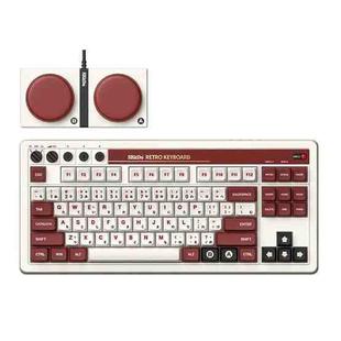 8Bitdo Retro Wireless Bluetooth Tri-Mode Mechanical Keyboard(Red)