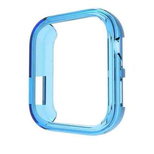 For Huawei Watch Fit3 Half Pack Hollow TPU Watch Protective Case(Blue)