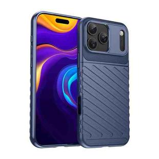 For iPhone 17 Pro Max Thunderbolt Shockproof Soft TPU Phone Case(Blue)