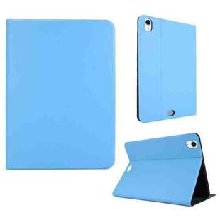 For iPad Air 13 2024 Stretch Voltage Plain Leather Smart Tablet Case(Light Blue)