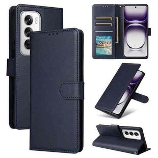 For OPPO Reno12 Pro 5G Global 3-Card Slots Multifunctional Leather Phone Case(Navy Blue)