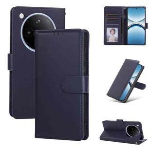 For OPPO Find X8 3-Card Slots Multifunctional Leather Phone Case(Navy Blue)