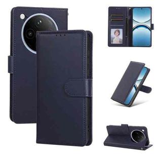 For OPPO Find X8 Pro 3-Card Slots Multifunctional Leather Phone Case(Navy Blue)