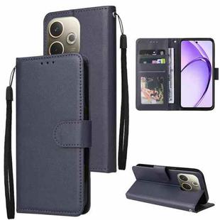 For OPPO A5 Pro 4G / 5G Global 3-Card Slots Multifunctional Leather Phone Case(Navy Blue)