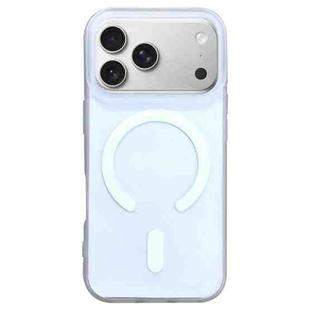 For iPhone 17 Pro Dual-Side Frosted MagSafe Clear Phone Case(White)